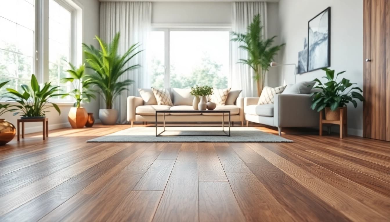Transforming spaces with various flooring options showcased in a warm interior setting