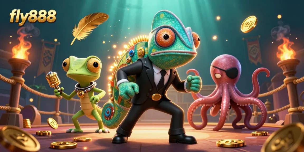 Experience exhilarating gameplay with the vibrant fly888 casino action scene featuring unique characters and rich game elements.