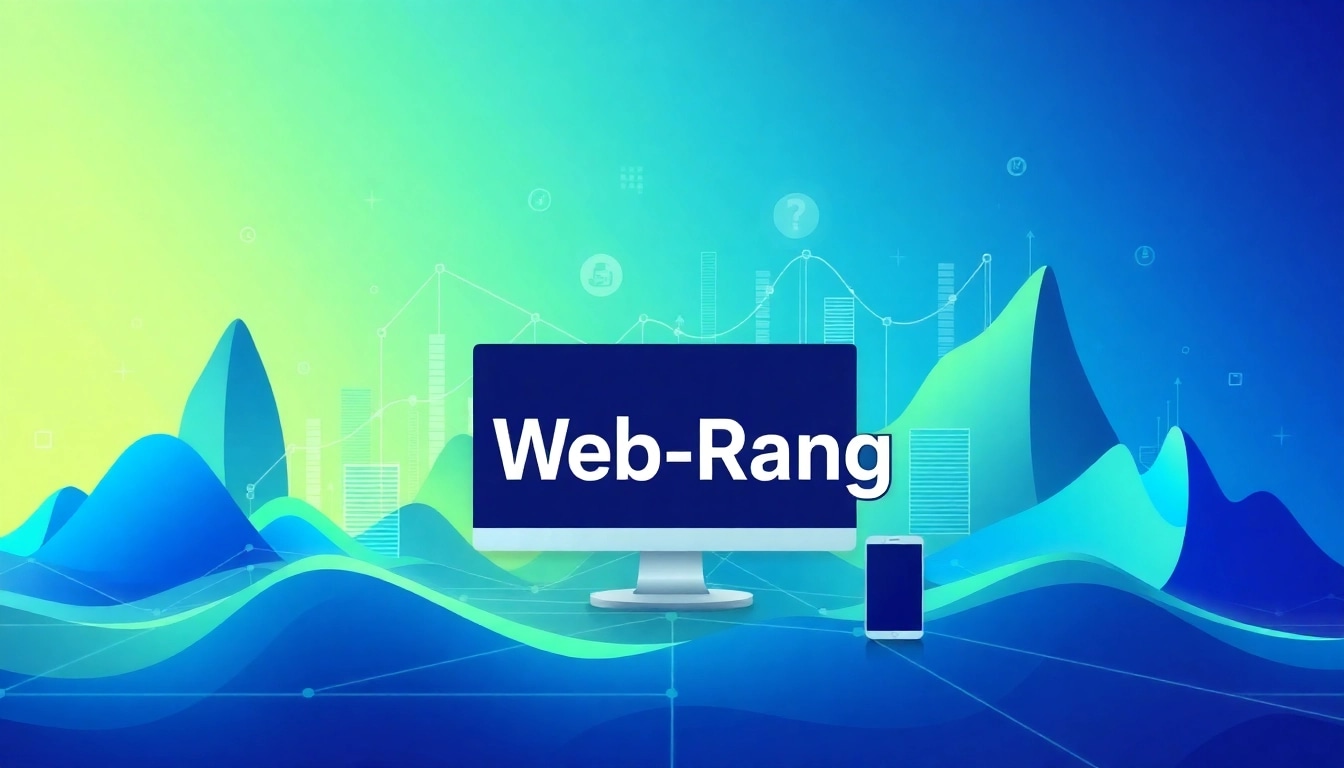Visualisierung des Web-Rangs, die den Aufstieg in den Suchmaschinen zeigt.