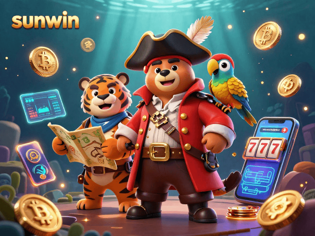Experience thrilling moments with sunwin casino highlighted by vibrant 3D pirate adventure.