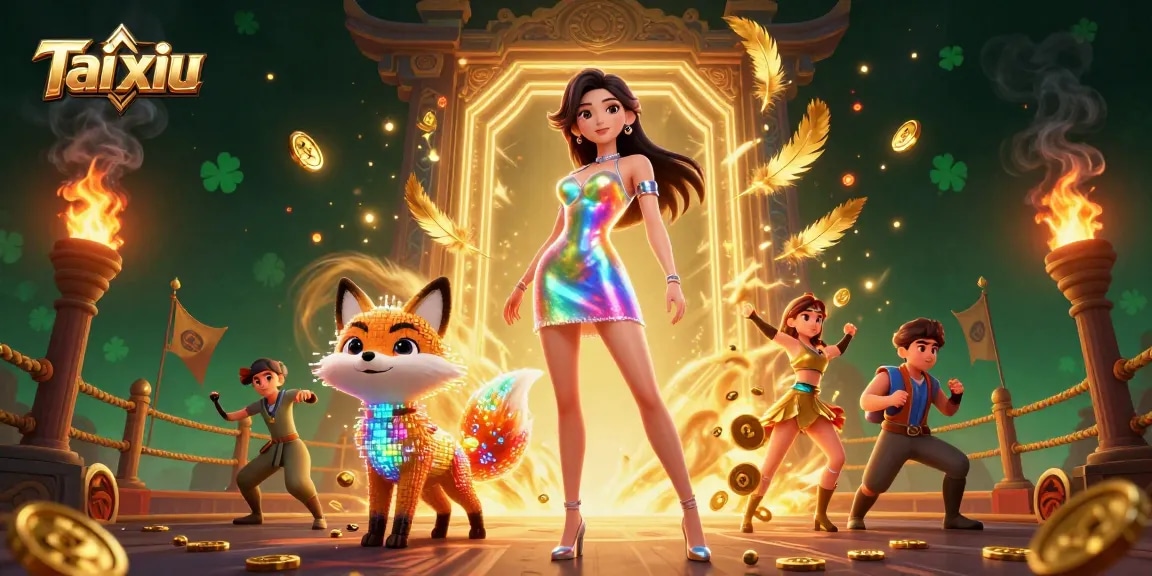 Engage with Tai xiu in an exciting online gaming experience amid spectacular 3D visuals.