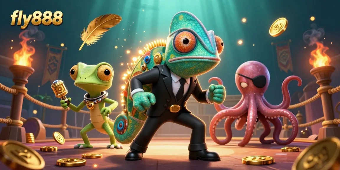 Experience exhilarating gameplay with the vibrant fly888 casino action scene featuring unique characters and rich game elements.