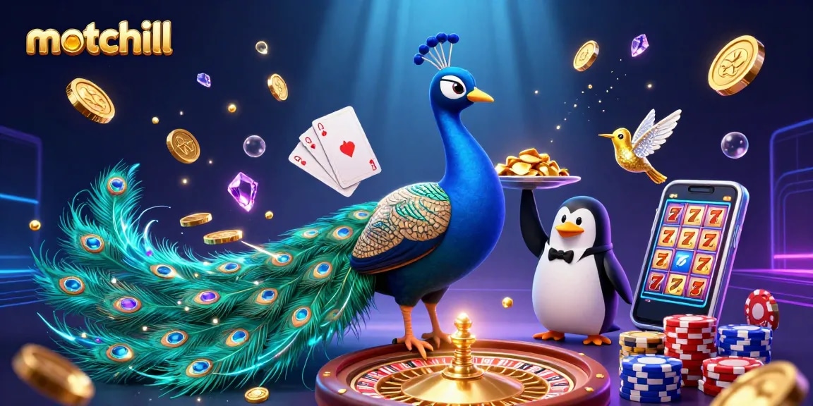 Experience the vibrant world of motchill with lively casino characters and dynamic gaming elements.