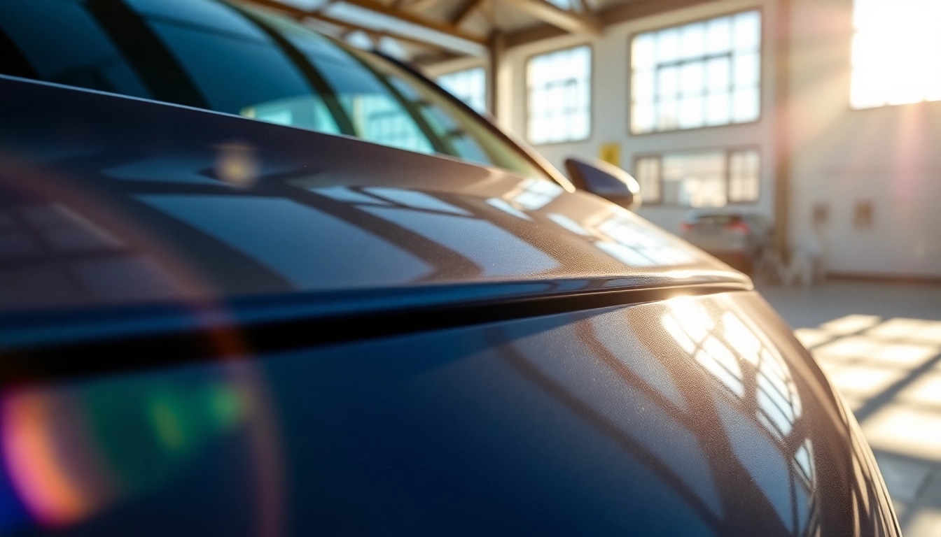 Professionelle Autoaufbereitung in Duisburg – Ein glänzendes Auto nach der Reinigung zeigt makellosen Lack und Detailpflege.