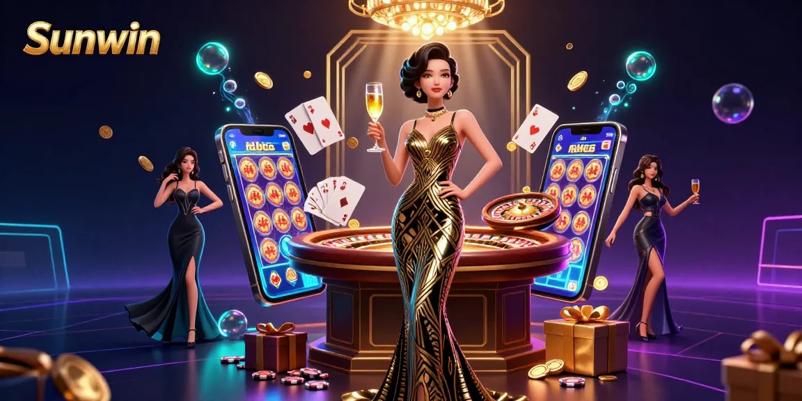 Engage with Sunwin's exciting online casino experience, featuring elegant characters and dynamic games.