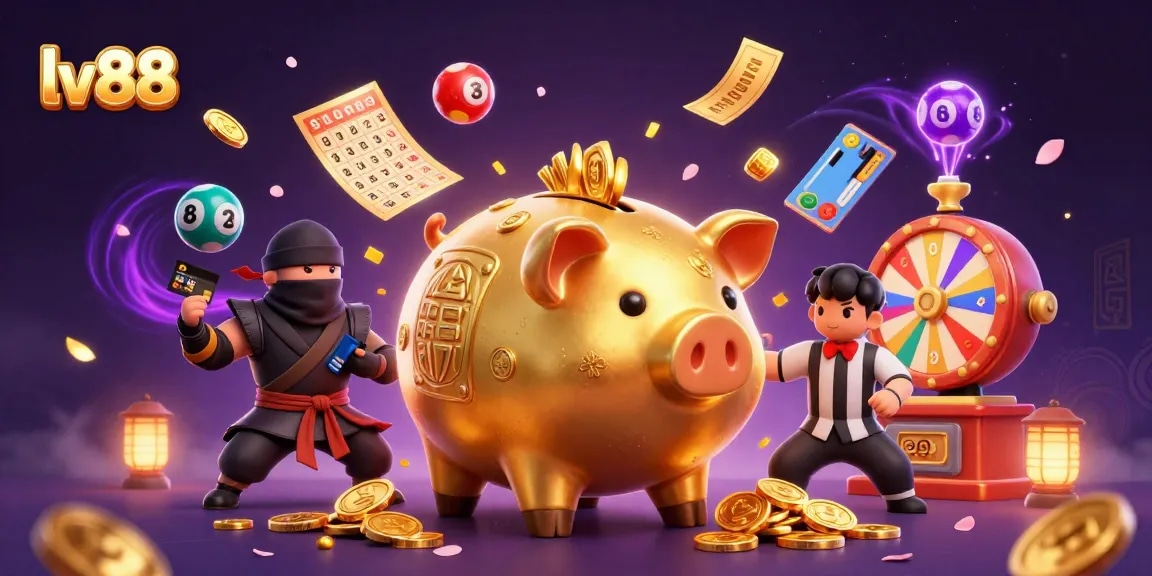 Engage in thrilling lottery action with the lv88 sumo wrestler, wallet-ninja, and credit-card samurai.