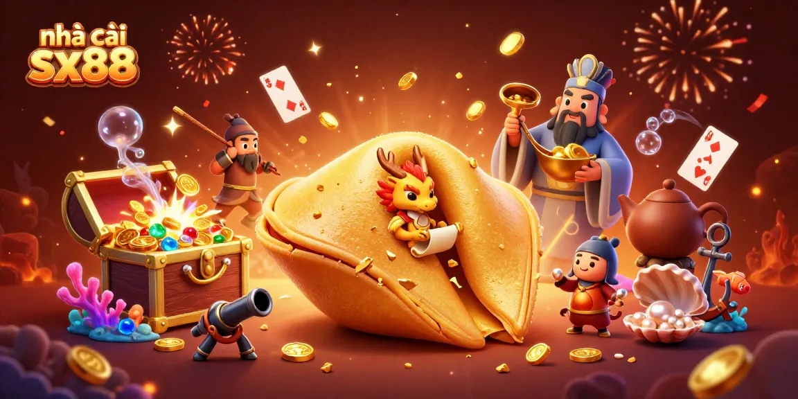 Experience exciting casino gameplay at nhà cái sx88 with vibrant golden treasures and dynamic gaming action.