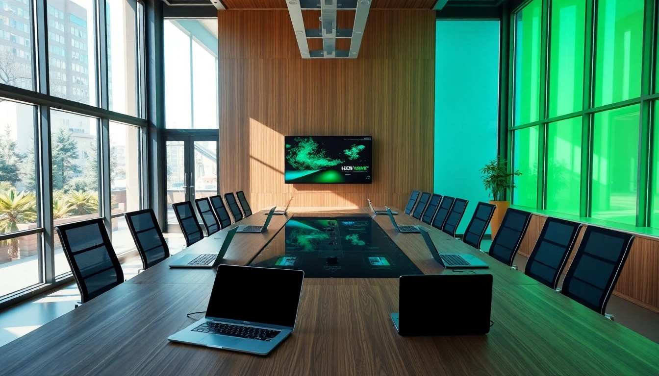 Professionelle Besprechung für Headhunter IT mit modernem Bürozubehör.