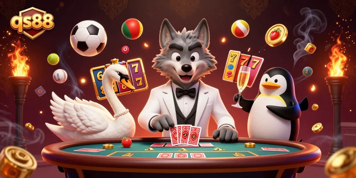 Experience the thrill of qs88 with animated casino characters and dynamic gaming elements.
