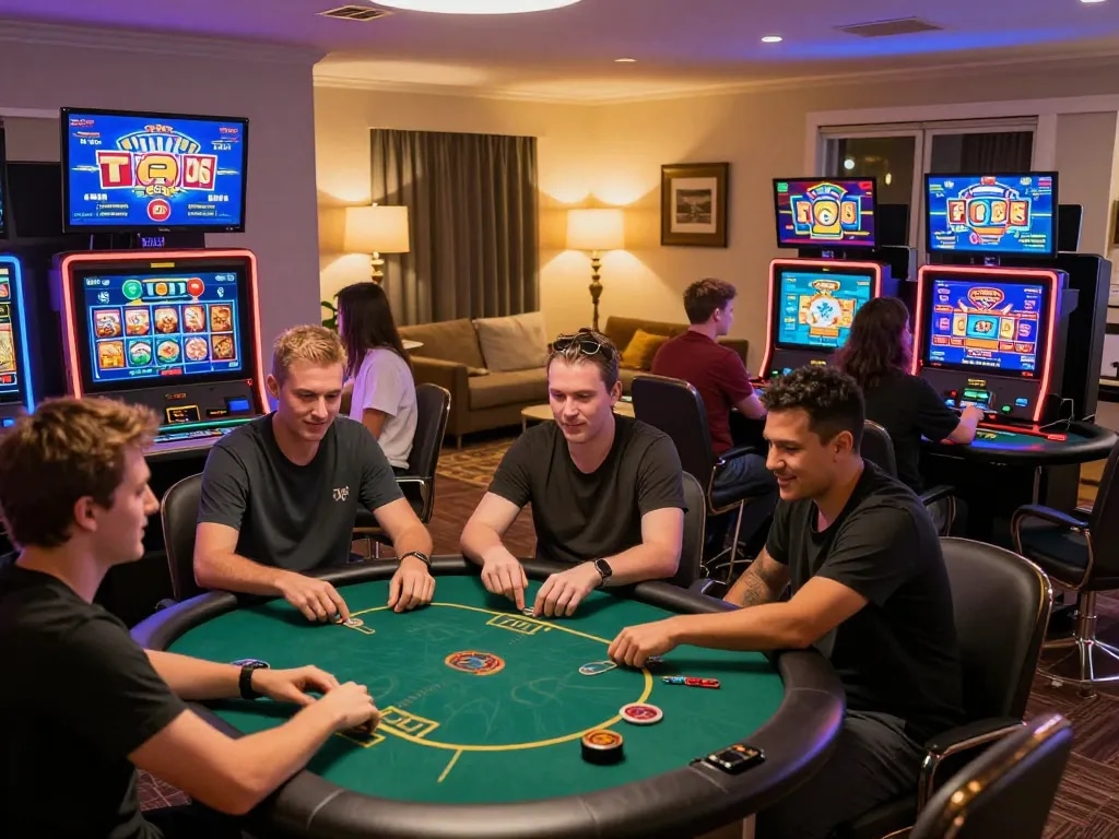 Players enjoying engaging online casino games at tg 88, showcasing immersive gameplay.