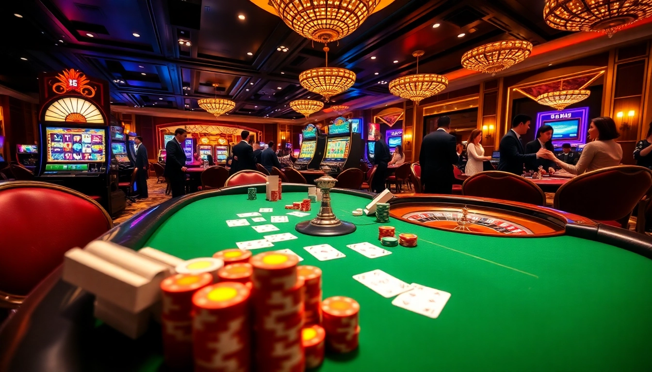 Experience the thrill of QH88 with vibrant casino tables and poker action.