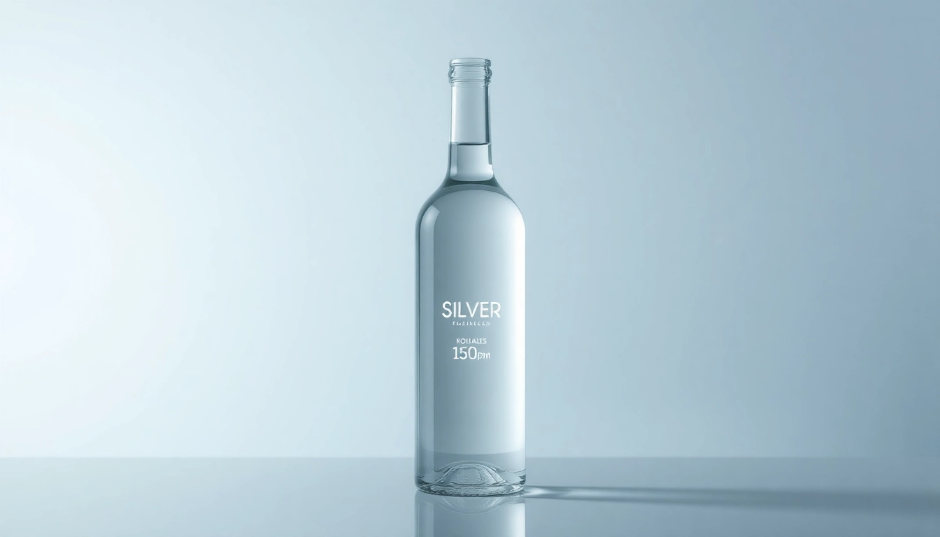 Erleben Sie die Vorteile von Kolloidales Silber 150 ppm in einer stilvollen Flasche für optimale Wirkung.