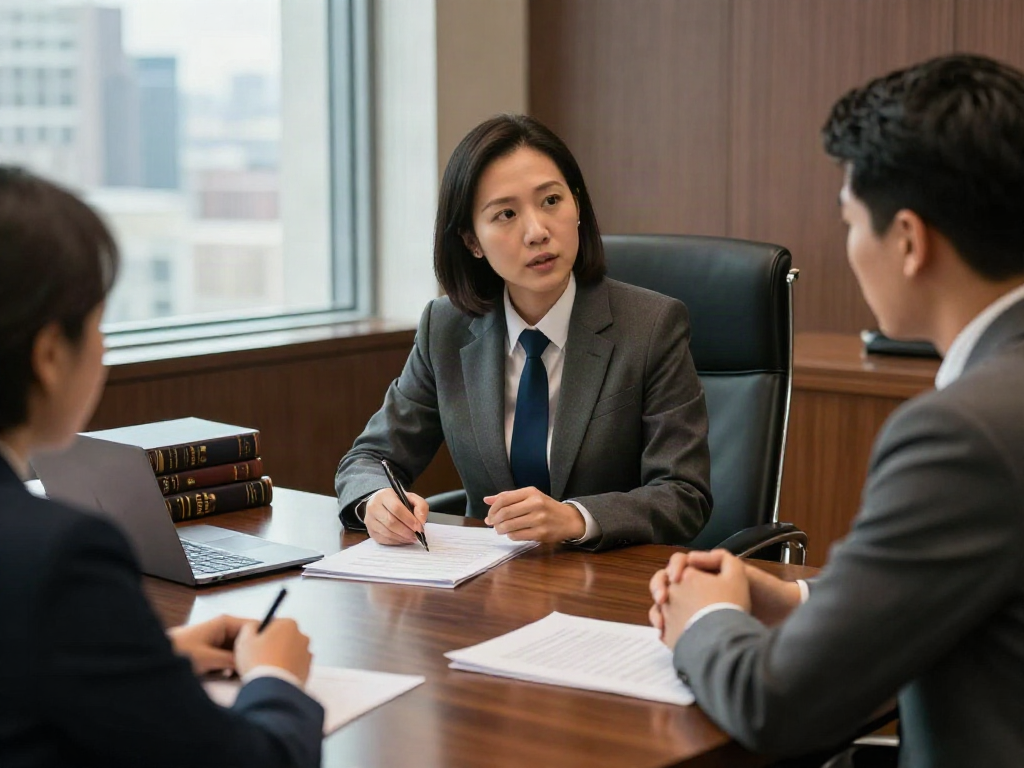 DUI lawyers Cumming consultation scene with trusted attorney and client discussing case.