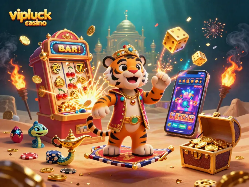Experience the excitement of vipluck casino with a vibrant jackpot explosion and dynamic gaming elements.