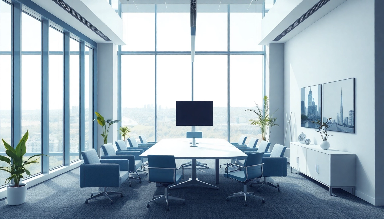 Professioneller Konferenzraum von einem Headhunter Saarbrücken mit eleganter Einrichtung.