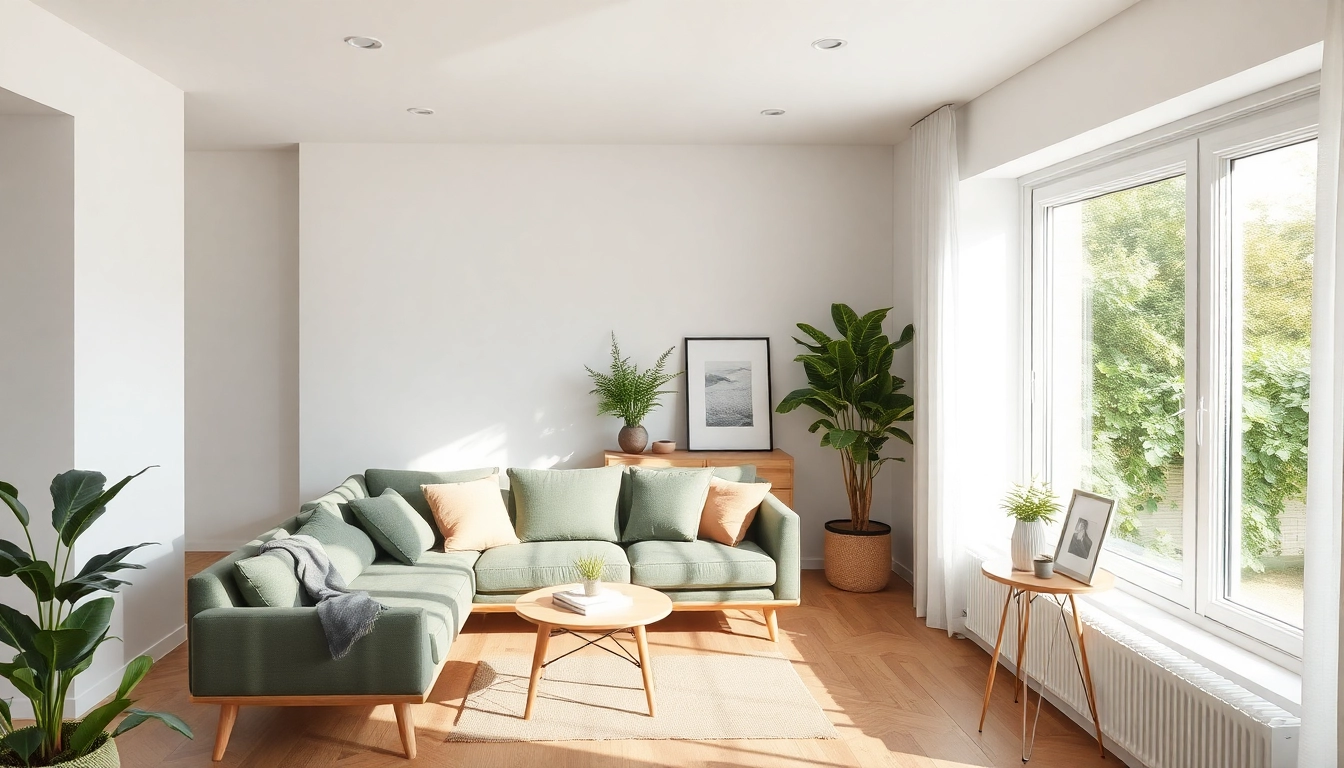 Gestalte Deine Raumgestaltung mit modernem, einladendem Wohnambiente und harmonischer Farbpalette.