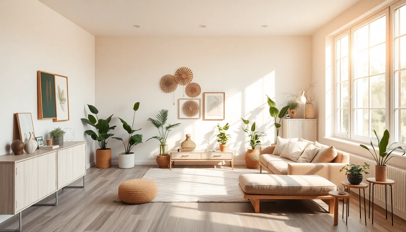 Raumgestaltung: Entdecken Sie stilvolle Innenräume mit warmem Licht und modernen Möbeln.