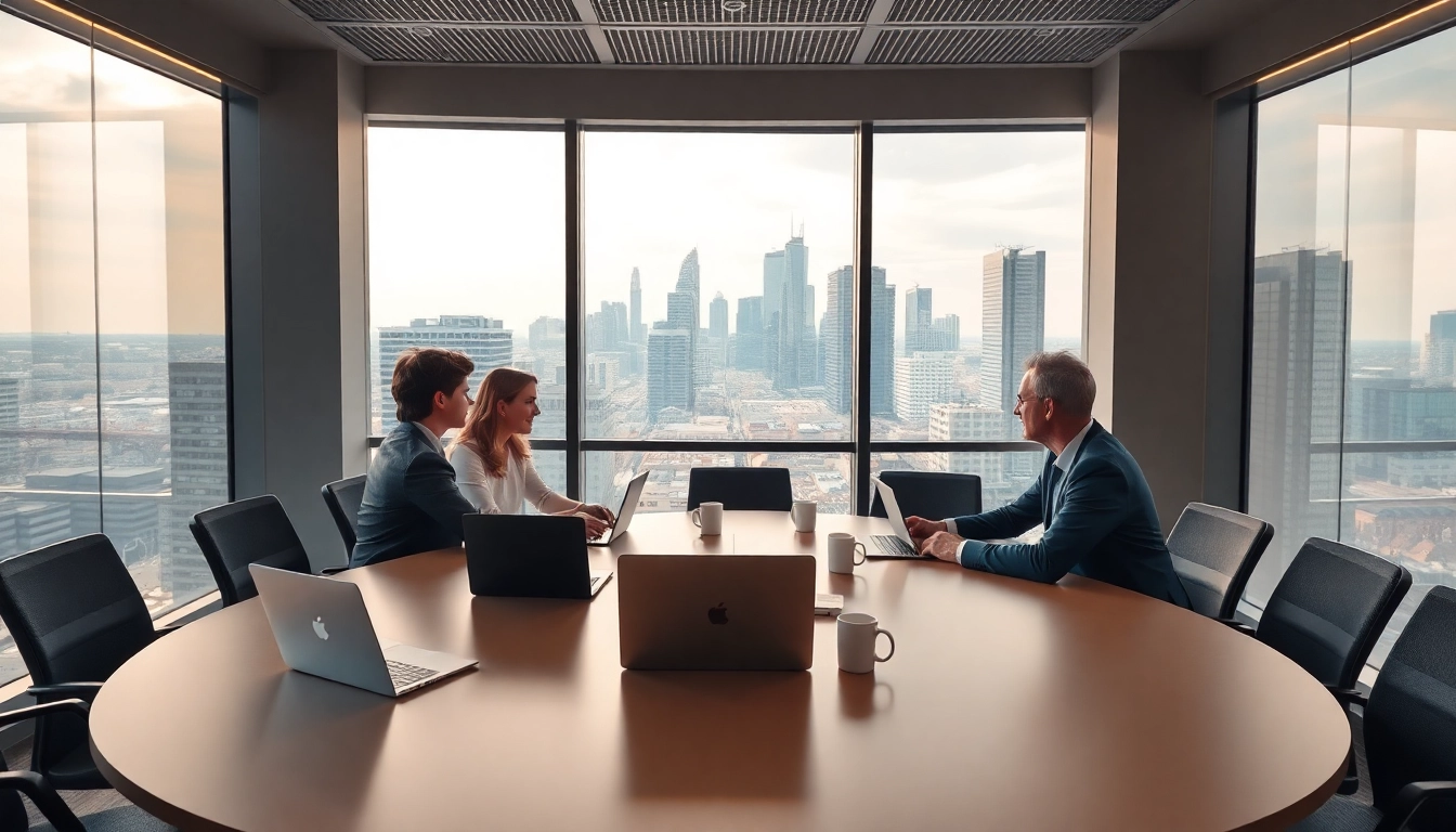 Professionelle Besprechung mit Headhunter Düsseldorf zur Personalvermittlung.