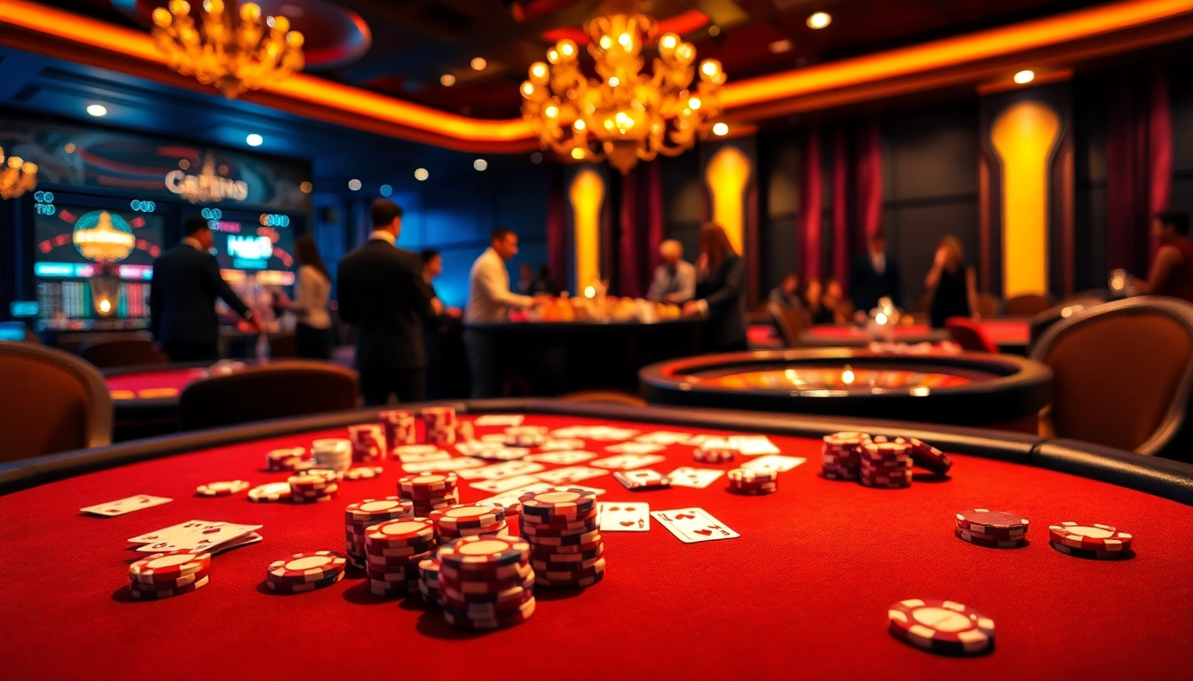 Engage in thrilling poker games at HM88's luxurious casino environment.