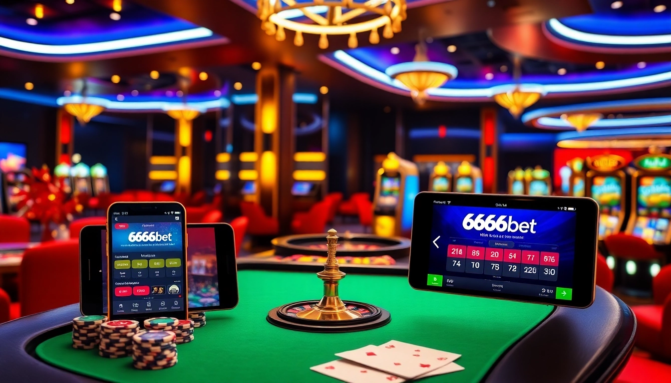 Experience the thrill of the 6666bet App with exciting casino visuals and dynamic gameplay.