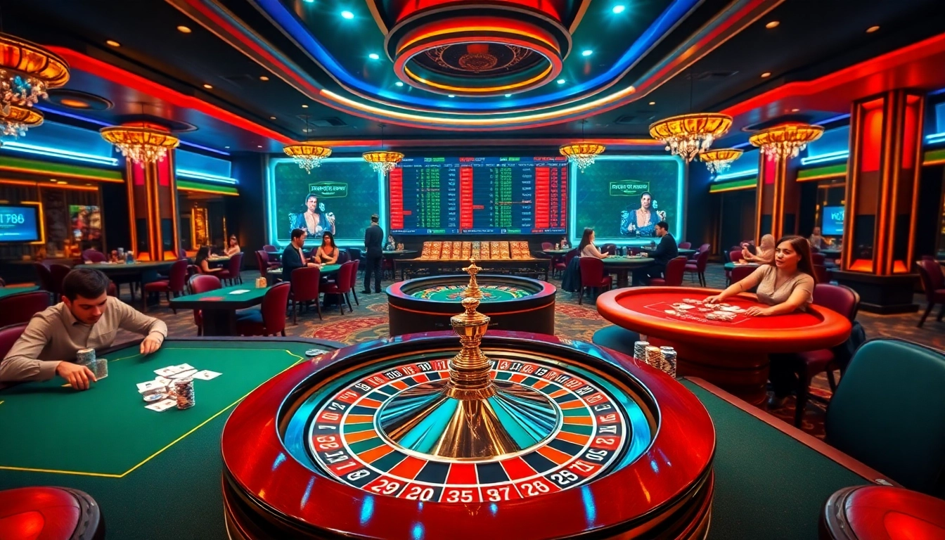 F168 players enjoying a thrilling casino experience at a luxurious roulette table.