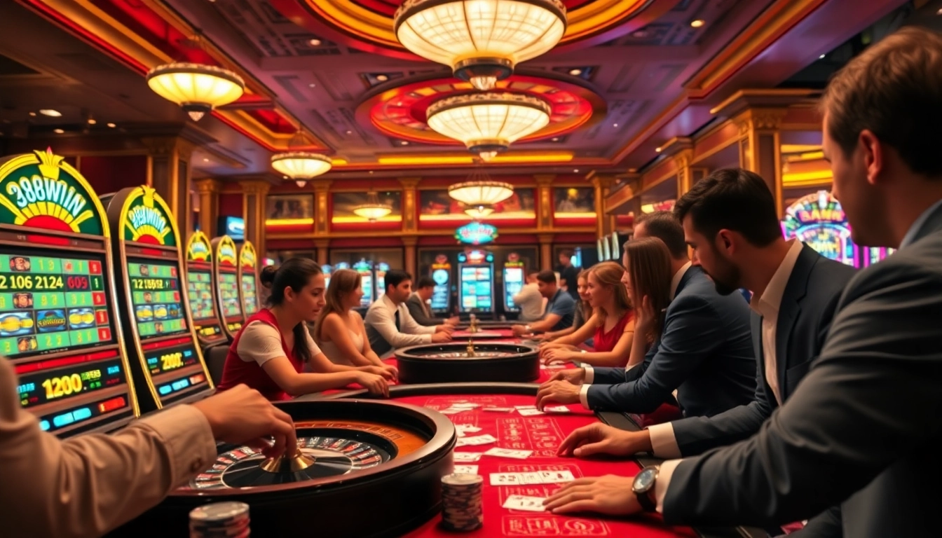 Experience the excitement of game 98win with vibrant casino visuals, showcasing intense gameplay.