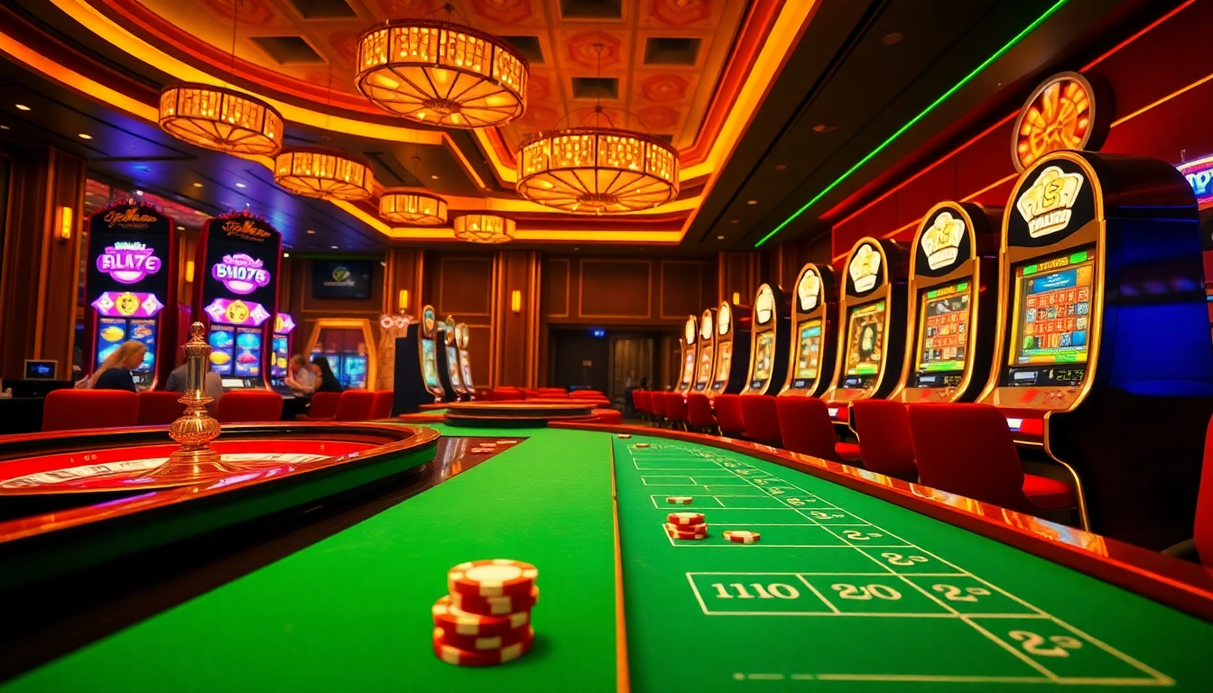 Cổng game 789club immerses players in an exciting online casino experience with vibrant slot machines.