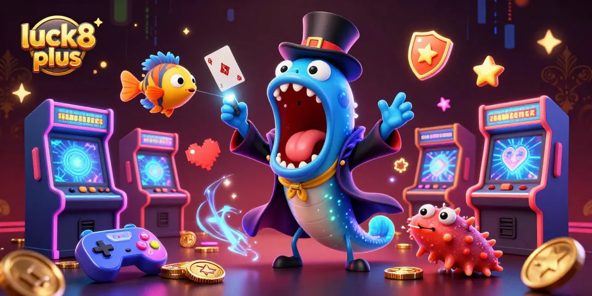 Experience thrilling gameplay with luck8 plus featuring vibrant characters in a dynamic casino scene.
