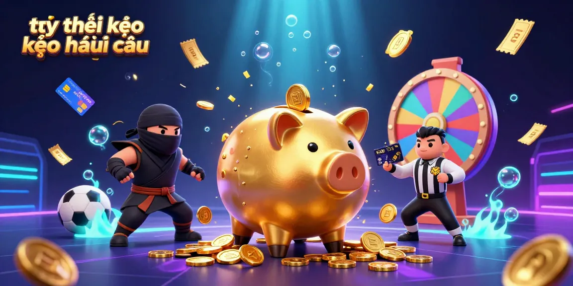 Engaging illustration showcasing tỷ lệ kèo kèo nhà cái with vibrant sports elements and a dynamic scene of betting strategies.